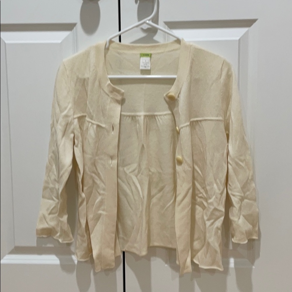 J. Crew cashmere cardigan / shrug. Size small.